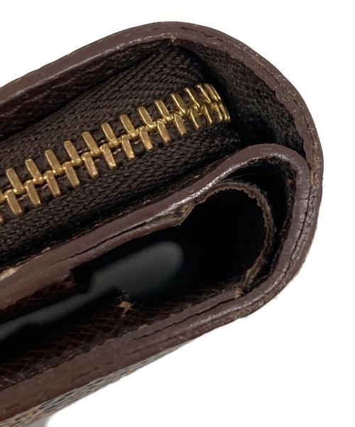 LOUIS VUITTON（ルイ ヴィトン）LOUIS VUITTON (ルイ ヴィトン) コンパクト・ジップ 2つ折り財布 ブラウンの古着・服飾アイテム