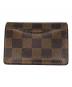 LOUIS VUITTON (ルイ ヴィトン) オーガナイザー・ドゥ・ポッシュ カードケース ブラウン：8000円