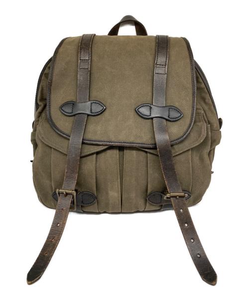 FILSON（フィルソン）FILSON (フィルソン) RUGGED TWILL RUCKSACK カーキの古着・服飾アイテム