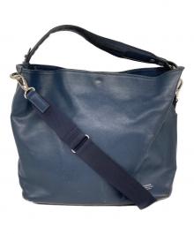 PORTER（ポーター）の古着「LINK  2WAY SHOULDER BAG(S)」｜ネイビー
