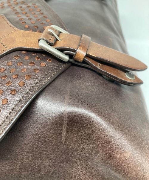 DRIES VAN NOTEN（ドリスヴァンノッテン）DRIES VAN NOTEN (ドリスヴァンノッテン) 装飾レザーショルダーバッグ ベージュの古着・服飾アイテム