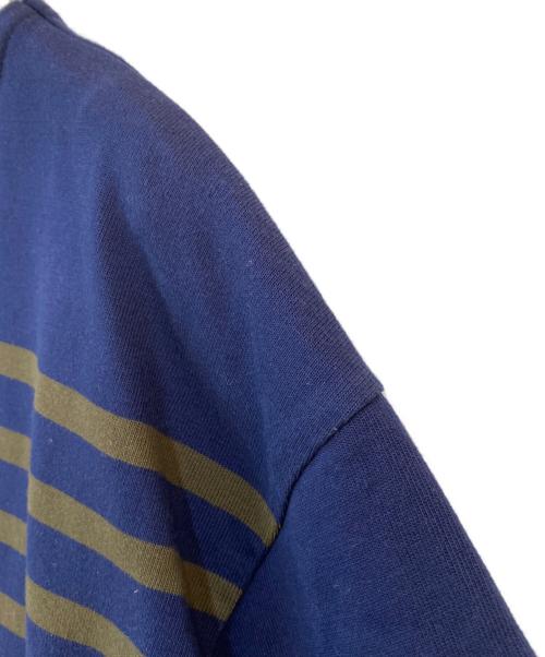 AUBERGE（オーベルジュ）AUBERGE (オーベルジュ) CHARLOTTE 3/4 ボーダーカットソー ネイビー サイズ:44の古着・服飾アイテム