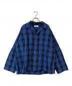 UNUSEDアンユーズド）の古着「PAJAMA SHIRTS」｜ブルー