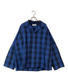 UNUSED（アンユーズド）の古着「PAJAMA SHIRTS」｜ブルー