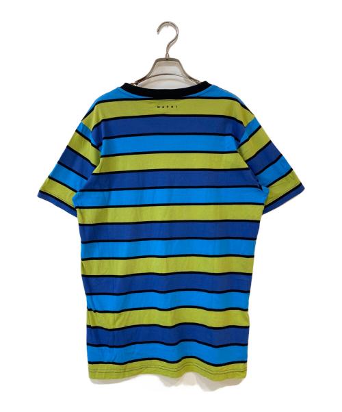 MARNI（マルニ）MARNI (マルニ) STRIPE T-SHIRT ブルー サイズ:50の古着・服飾アイテム