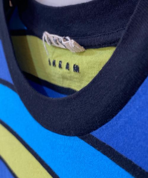 MARNI（マルニ）MARNI (マルニ) STRIPE T-SHIRT ブルー サイズ:50の古着・服飾アイテム