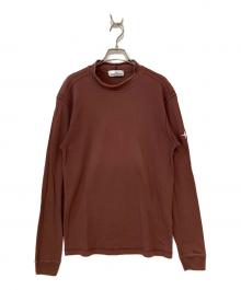 STONE ISLAND（ストーンアイランド）の古着「ロゴ刺繍 クルーネック Tシャツ」｜ブラウン