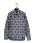 LOUIS VUITTON（ルイ ヴィトン）の古着「サバンナライオン 総柄シャツ」｜ブルー