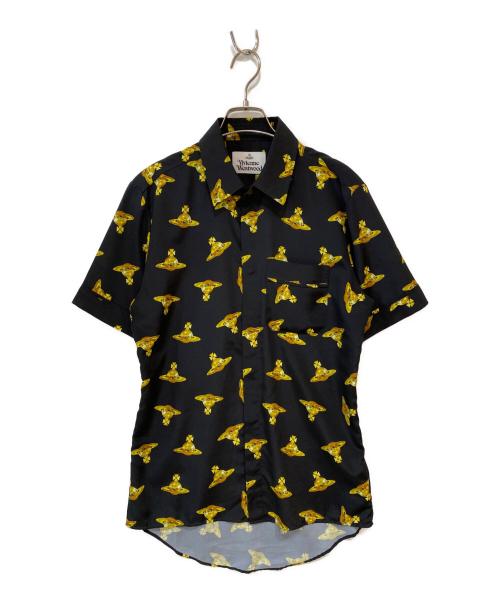 Vivienne Westwood（ヴィヴィアンウエストウッド）Vivienne Westwood (ヴィヴィアンウエストウッド) CLASSIC SS SHIRT ブラック サイズ:46の古着・服飾アイテム