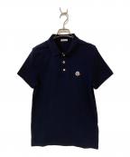 MONCLERモンクレール）の古着「MAGLIA POLO MANICA CORTA ポロシャツ」｜ネイビー