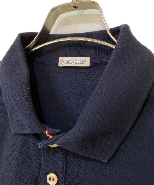 MONCLER（モンクレール）MONCLER (モンクレール) MAGLIA POLO MANICA CORTA ポロシャツ ネイビー サイズ:Ｓの古着・服飾アイテム