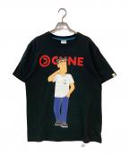CUNEキューン）の古着「30TH 野原ヒロシTシャツ」｜ブラック