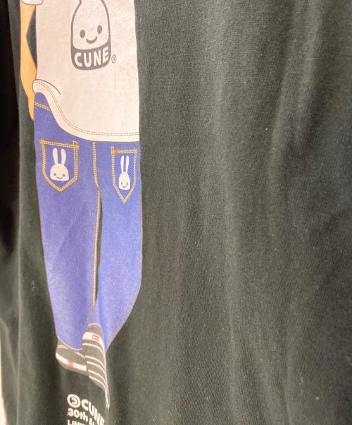 CUNE（キューン）CUNE (キューン) 30TH 野原ヒロシTシャツ ブラック サイズ: Mの古着・服飾アイテム
