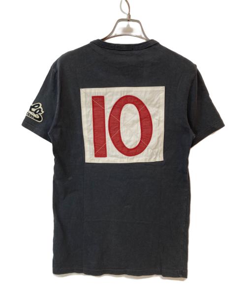 POLO RALPH LAUREN（ポロ・ラルフローレン）POLO RALPH LAUREN (ポロ・ラルフローレン) タイガー刺繍ヴィンテージワッペンTシャツ グレー サイズ:XSの古着・服飾アイテム