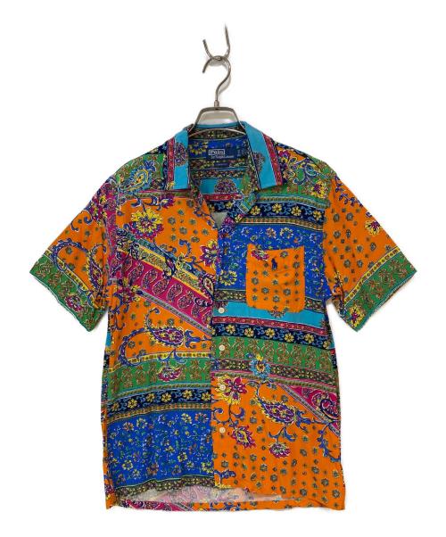 POLO RALPH LAUREN（ポロ・ラルフローレン）POLO RALPH LAUREN (ポロ・ラルフローレン) CLASSIC FIT レーヨンオープンカラーシャツ マルチカラー サイズ:XSの古着・服飾アイテム