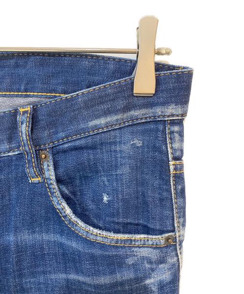 DSQUARED2（ディースクエアード）DSQUARED2 (ディースクエアード) SKATER JEAN デニムパンツ ブルー サイズ:44の古着・服飾アイテム