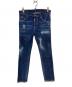DSQUARED2（ディースクエアード）の古着「SKATER JEAN デニムパンツ」｜ブルー