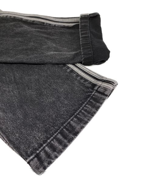 adidas（アディダス）adidas (アディダス) DENIM FB PT  / デニム ファイヤー バード パンツ ブラック サイズ:76の古着・服飾アイテム
