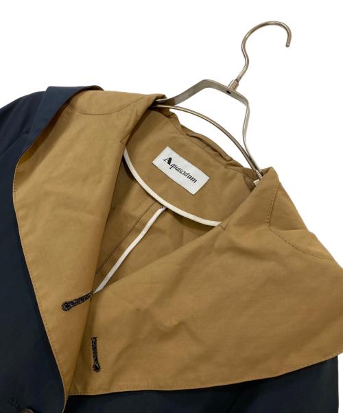 Aquascutum（アクアスキュータム）Aquascutum (アクアスキュータム) ボンディングコート ネイビー サイズ:Mの古着・服飾アイテム