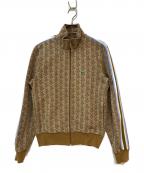 LACOSTEラコステ）の古着「モノグラムジャカードトラックジャケット」｜ベージュ