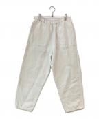 DANTONダントン）の古着「COTTON LINEN EASYPANTS」｜アイボリー