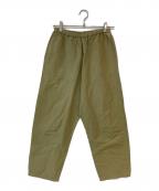 DANTONダントン）の古着「COTTON/LINEN WEATHER EASY PANTS」｜カーキ