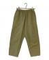 DANTON（ダントン）の古着「COTTON/LINEN WEATHER EASY PANTS」｜カーキ