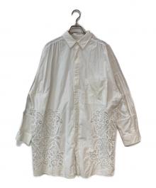 Plage（プラージュ）の古着「Craft Lace シャツ」｜ホワイト
