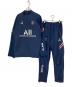 JORDAN（ジョーダン）の古着「PARIS SAINT GERMAIN ハーフジップドリル セットアップ」｜ネイビー
