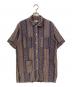 Engineered Garments（エンジニアド ガーメンツ）の古着「Camp Shirt - Multi St. Jacquard」｜Khaki / Navy