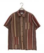 Engineered Garmentsエンジニアド ガーメンツ）の古着「Camp Shirt - Cotton Variegated Stripe」｜ブラウン