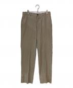 AURALEEオーラリー）の古着「WOOL SILK TROPICAL SLACKS」｜ベージュ