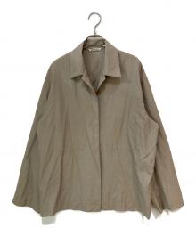 AURALEE（オーラリー）の古着「WOOL SILK TROPICAL SHIRTS JACKET」｜ベージュ