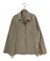 AURALEE（オーラリー）の古着「WOOL SILK TROPICAL SHIRTS JACKET」｜ベージュ