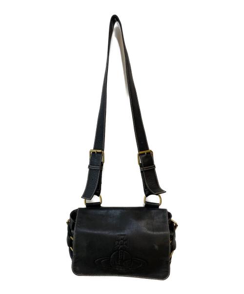 Vivienne Westwood（ヴィヴィアンウエストウッド）Vivienne Westwood (ヴィヴィアンウエストウッド) オーブ アコード ショルダーバッグ ブラック サイズ:なしの古着・服飾アイテム