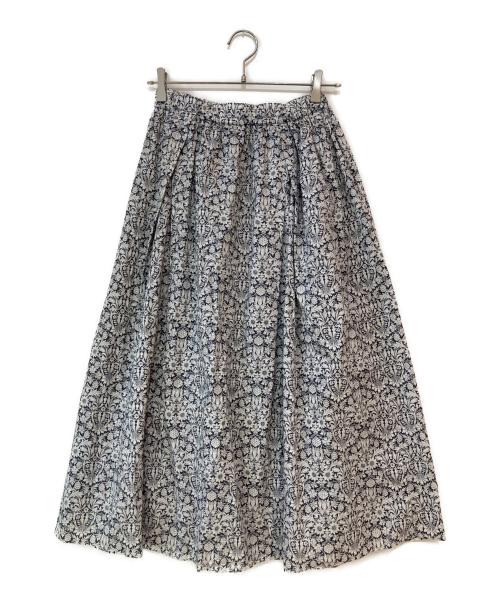 KAGURE（カグレ）KAGURE (カグレ) リバティプリントスカート ホワイト サイズ:Freeの古着・服飾アイテム