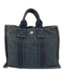 HERMES（エルメス）の古着「ドーヴィル PM トートバッグ」｜ブラック