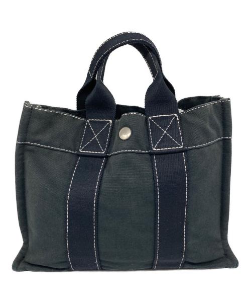 HERMES（エルメス）HERMES (エルメス) ドーヴィル PM トートバッグ ブラックの古着・服飾アイテム