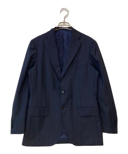 RING JACKET（リングジャケット）RING JACKET (リングジャケット) 3釦段返り セットアップスーツ ネイビー サイズ:46 未使用品の古着・服飾アイテム