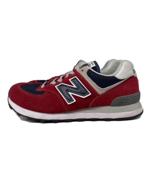 NEW BALANCE（ニューバランス）NEW BALANCE (ニューバランス) 574 ESSENTIAL PACK ローカットスニーカー ネイビー サイズ:24cmの古着・服飾アイテム