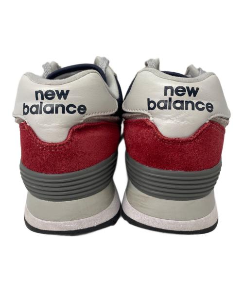 NEW BALANCE（ニューバランス）NEW BALANCE (ニューバランス) 574 ESSENTIAL PACK ローカットスニーカー ネイビー サイズ:24cmの古着・服飾アイテム