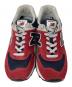 中古・古着 NEW BALANCE (ニューバランス) 574 ESSENTIAL PACK ローカットスニーカー ネイビー サイズ:24cm：6000円