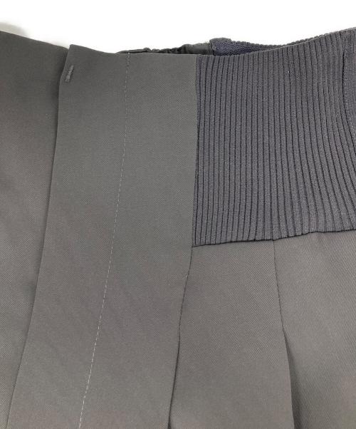 COCODEAL（ココディール）COCODEAL (ココディール) コルセットリブワイドパンツ グレー サイズ:1の古着・服飾アイテム