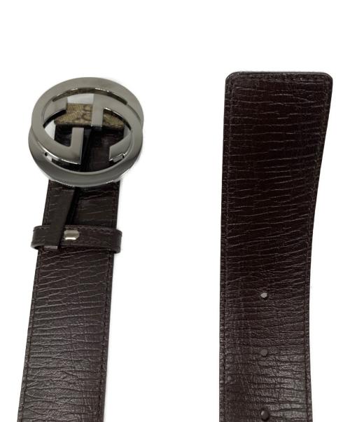 GUCCI（グッチ）GUCCI (グッチ) GGスプリーム インターロッキングベルト ベージュ サイズ:100cm (W40)の古着・服飾アイテム