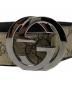GUCCI (グッチ) GGスプリーム インターロッキングベルト ベージュ サイズ:100cm (W40)：30000円