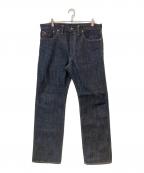RRLダブルアールエル）の古着「STRAIGHT LEG JAPAN WOVEN セルビッチデニムパンツ」｜インディゴ