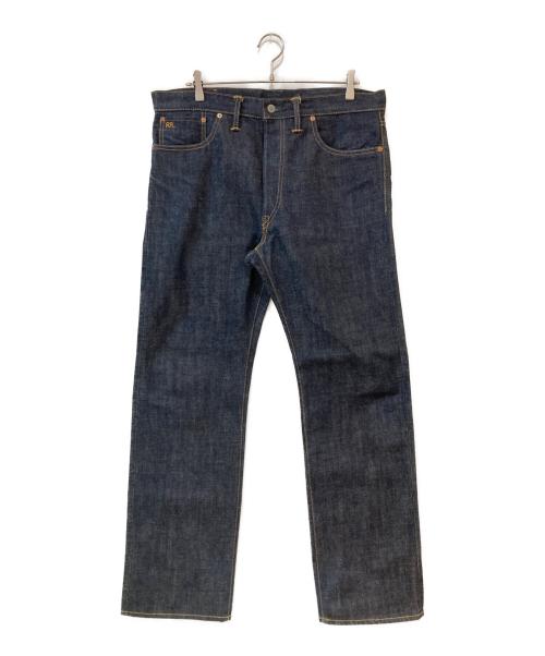 RRL（ダブルアールエル）RRL (ダブルアールエル) STRAIGHT LEG JAPAN WOVEN セルビッチデニムパンツ インディゴ サイズ: 86cm (W34の古着・服飾アイテム