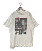 FORTY PERCENTSフォーティーパーセント）の古着「90s AGAINST RIGHTS "KAREN KAREN" t shirt」｜ホワイト