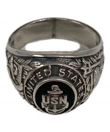 UNITED STATES NAVY（ユナイテッド・ステーツ・ネイヴィー）の古着「USN ミリタリーリング」｜シルバー