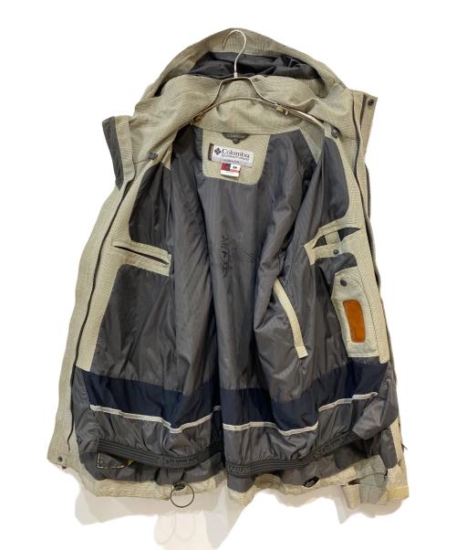 Columbia（コロンビア）Columbia (コロンビア) 千鳥柄シェルジャケット ベージュ サイズ:Lの古着・服飾アイテム